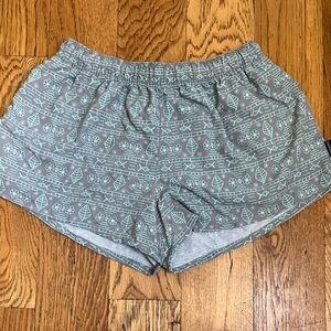 State of Mine Ladies Performance Moisture Wicking River Shorts Gray Fish Small